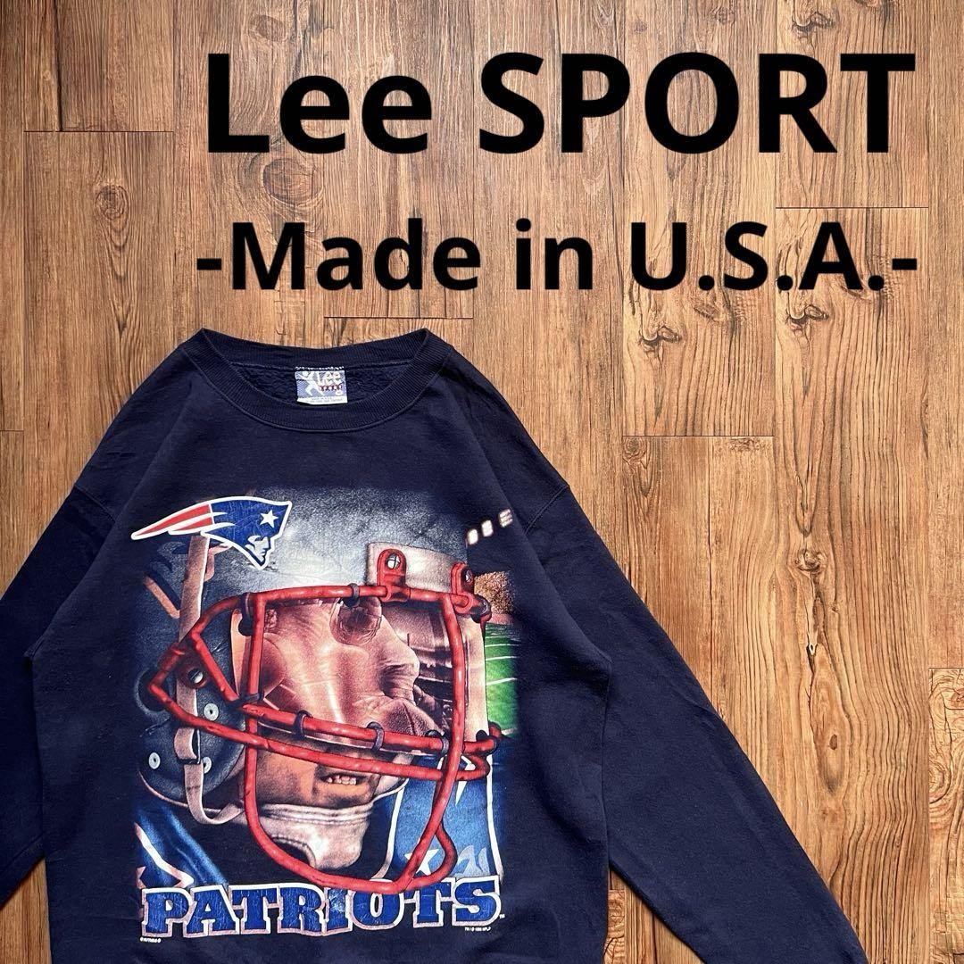 USA製！！【Lee SPORT】スウェット NFL PATRIOTS 90s