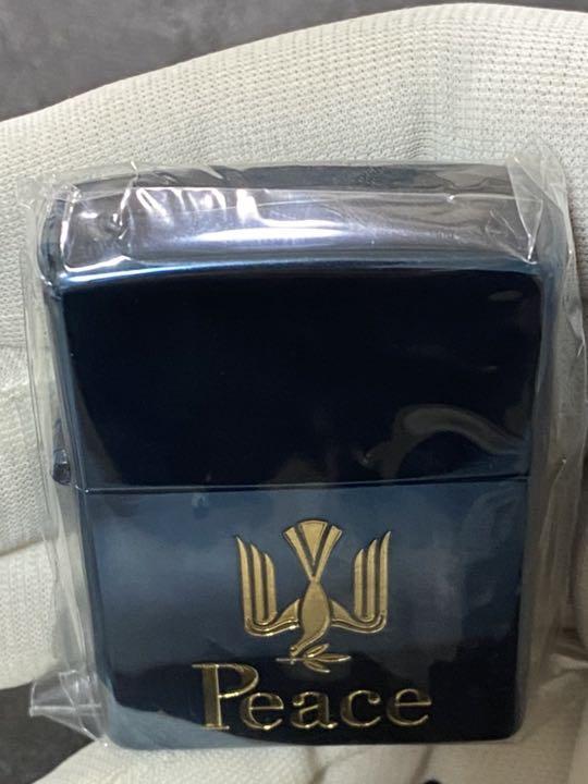 zippo Peace 2007 Model 限定品 ブルーチタン 2007年製 画像5