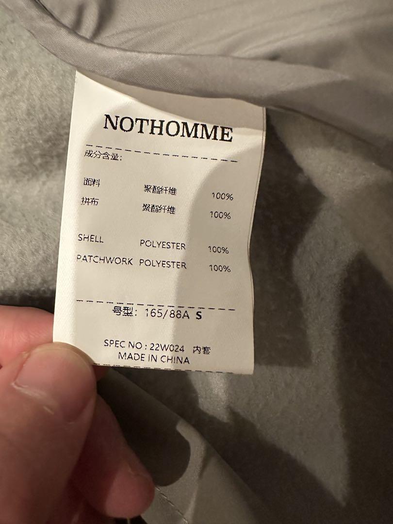 NOTHOMME テフロンマウンテンパーカ ライトグレーBonbonstore