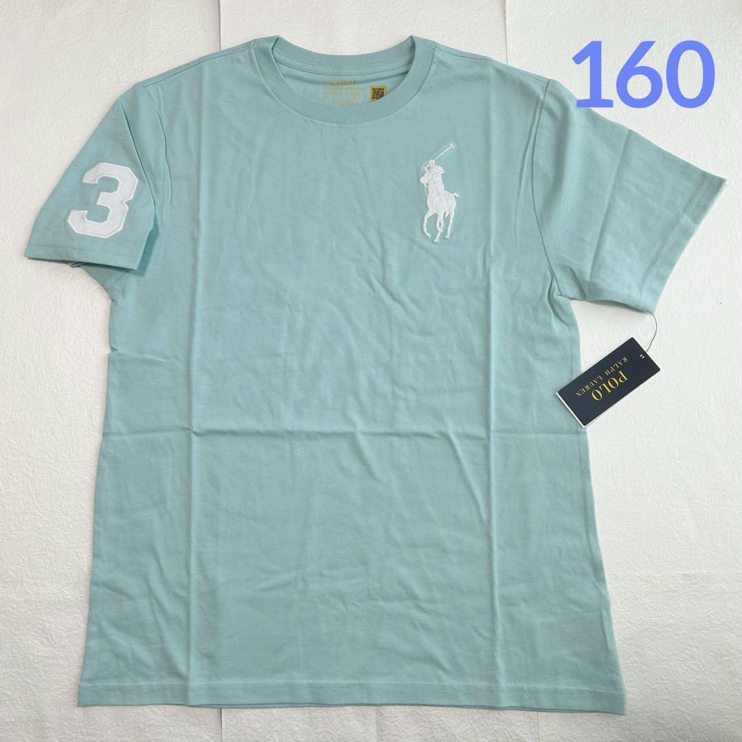 新作◇ラルフローレンビッグポニー半袖Tシャツ グリーン L/160