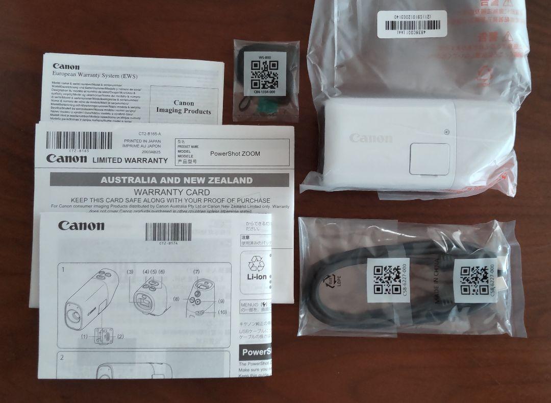 新品 Canon PowerShot Zoom microSDカード付き Cau4A-m40851516249 本物保証HOT