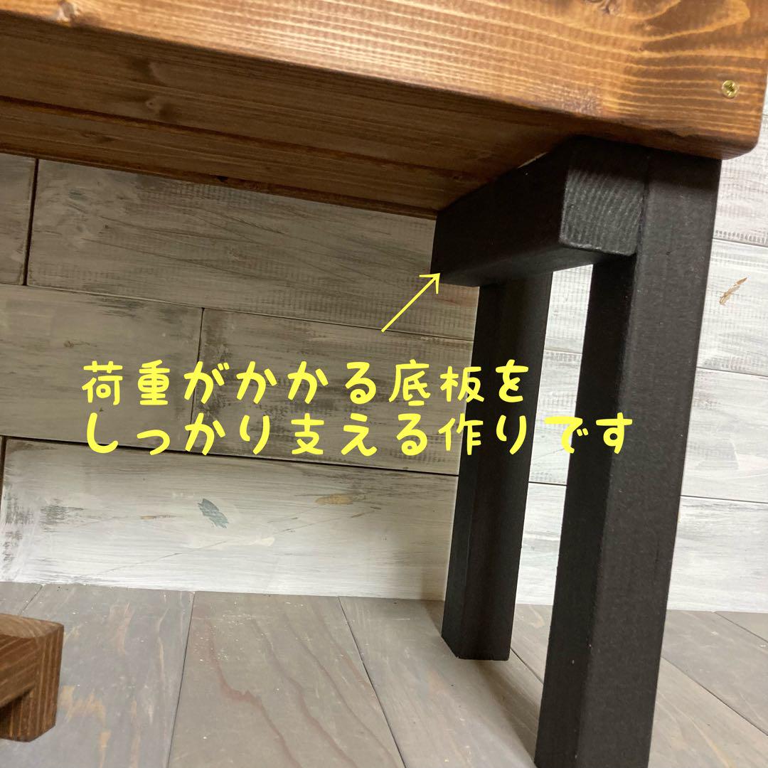 C04 木製プランター　プランターラック　プランター　鉢台　男前