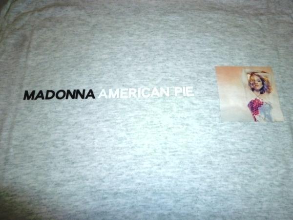 マドンナ 　American Pie　貴重 オフィシャル Tシャツ