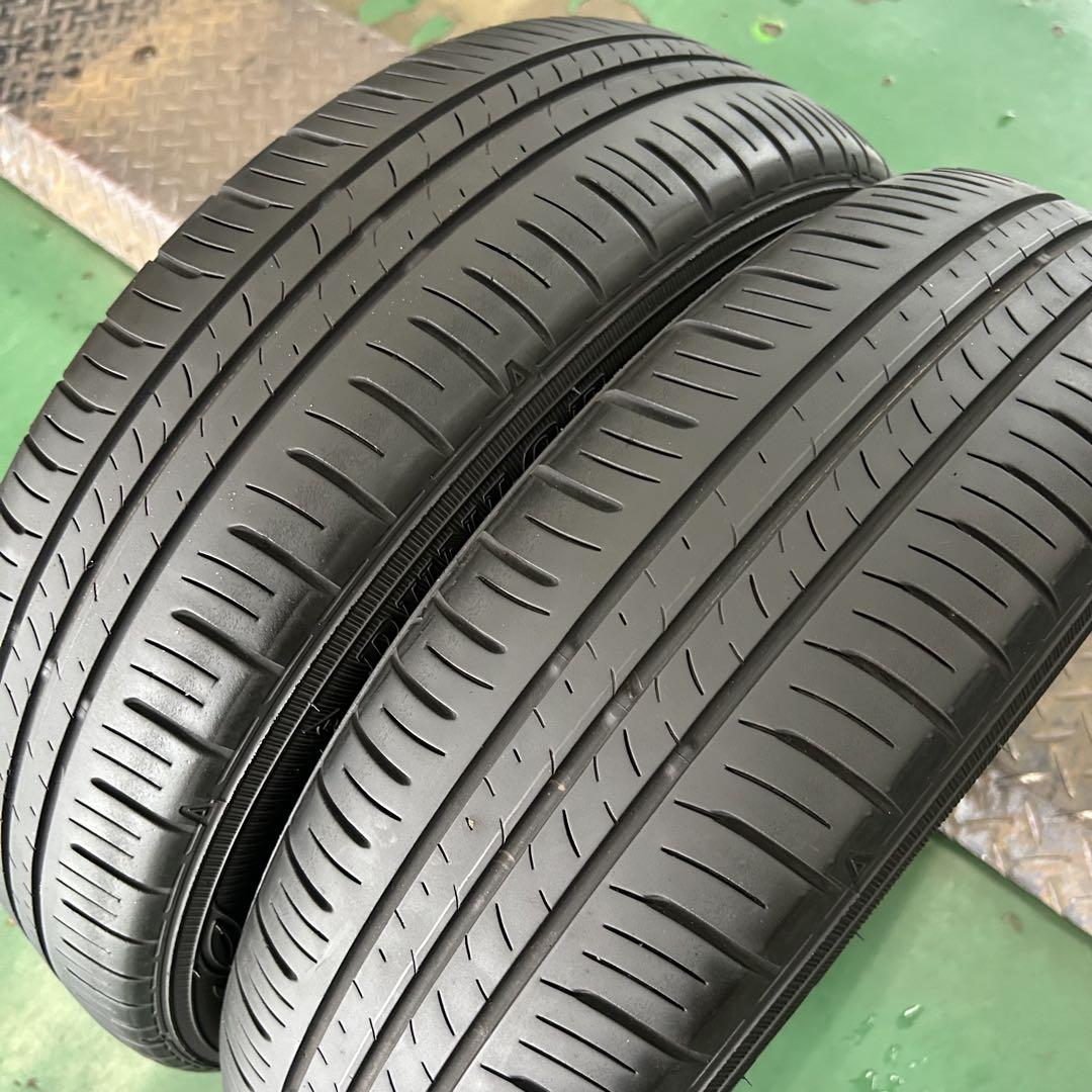 中古タイヤ165/60R15ダンロップ2本セット ハスラー純正品