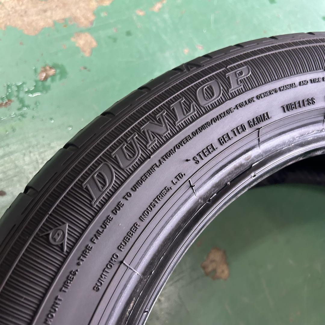 中古タイヤ165/60R15ダンロップ2本セット ハスラー純正品