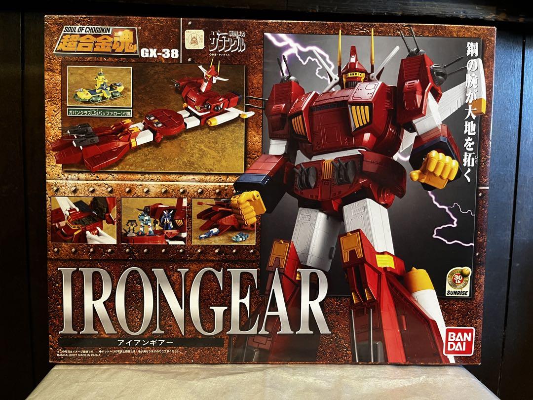 【未開封品】超合金魂 GX-38 アイアンギアー BANDAI Amazon.com: GX-38 Iron Gear : Toys & Games