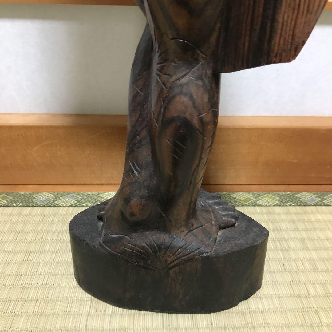 最安値安い 東南アジアの木彫り女性像 R4ixP-m40854892990 超激得国産