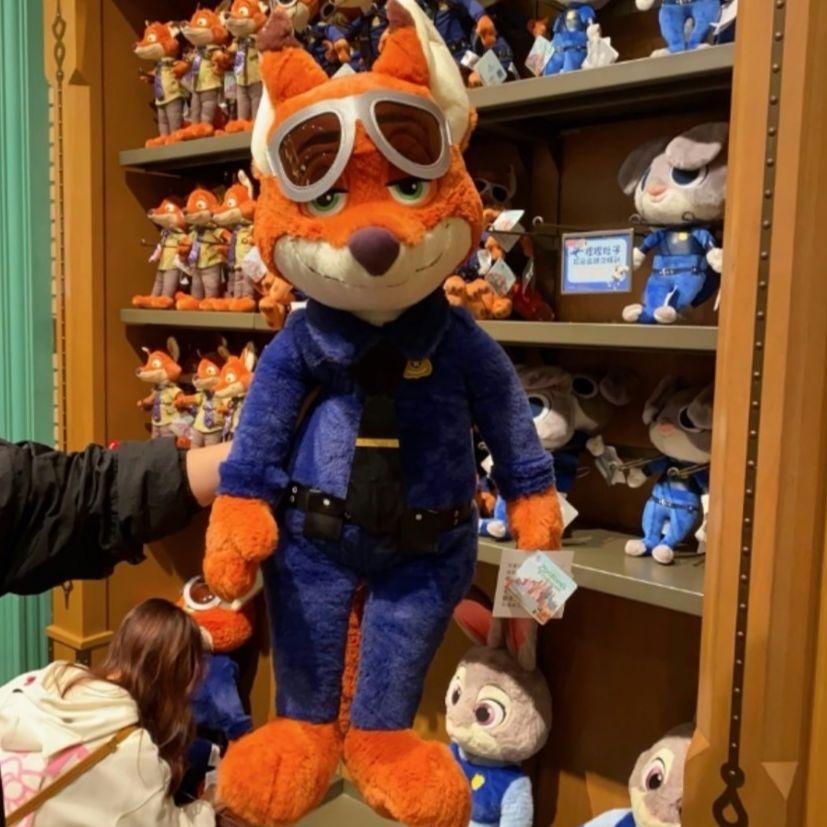上海ディズニー　ズートピア　ニック　ぬいぐるみ　大きい 上海ディズニー ズートピア ニック ぬいぐるみ 大きい-日本最大