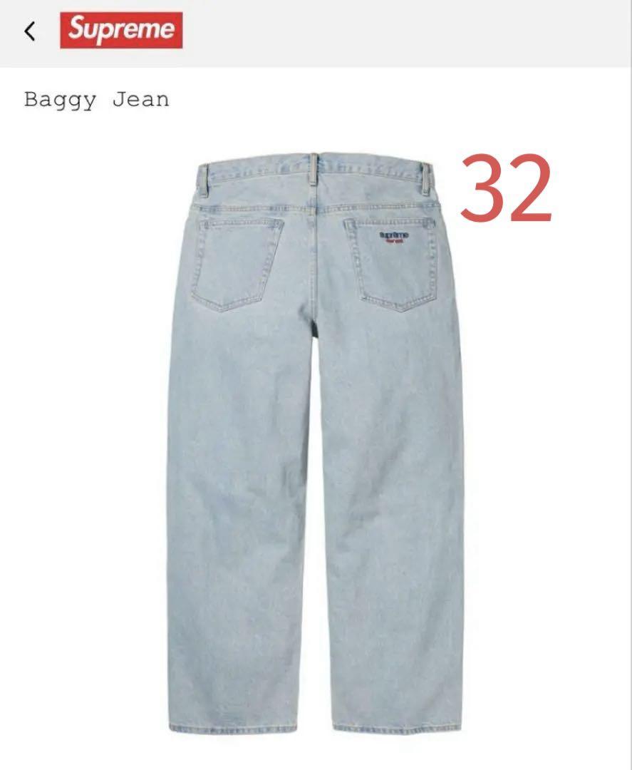 パンツ Supreme Baggy Jean Light Washed Indigo32