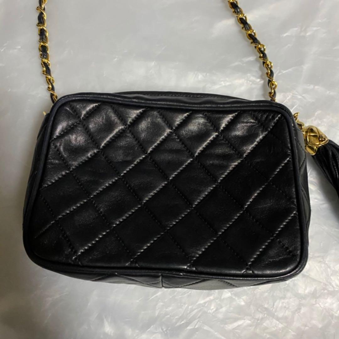 OLD マトラッセタッセルショルダーバッグ ml6SE-m40860459664 CHANEL 赤字超特価