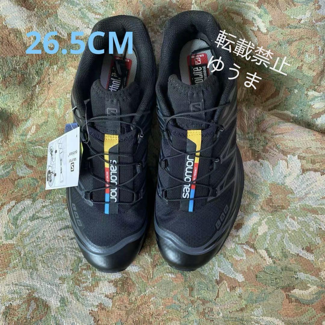 Salomon スニーカー XT-6 ADV ブラック 26.5CM 靴