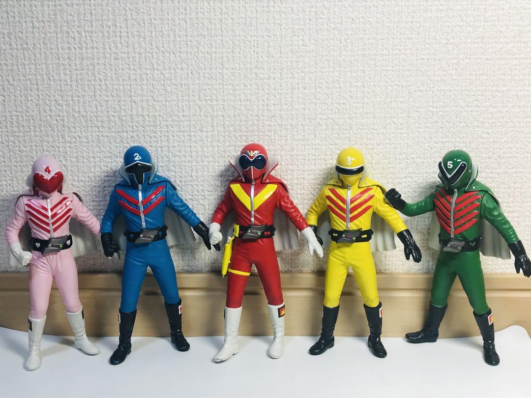 ソフビ魂 ゴレンジャー 5体セット 30-MY0402-16 ソフビ魂 ゴレンジャー 5体セット フィギュア - メルカリ