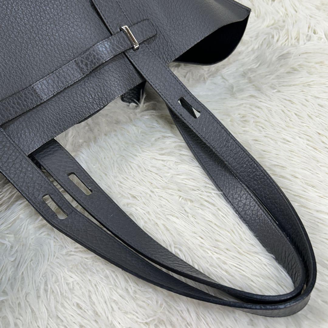 【現行 美品✨】フルラ ジョーヴェ トートバッグ シュリンクレザー 大容量 ロゴ