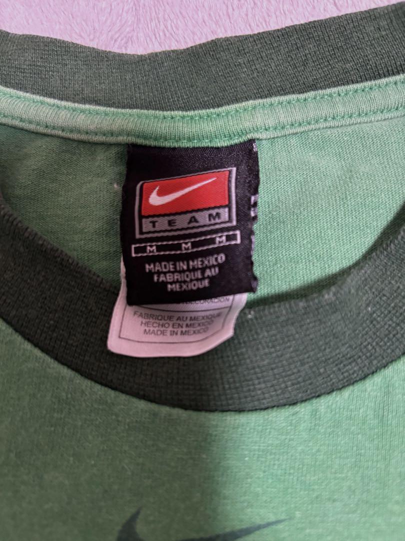 古着　レアNike Manchester United 長袖Tシャツ 緑