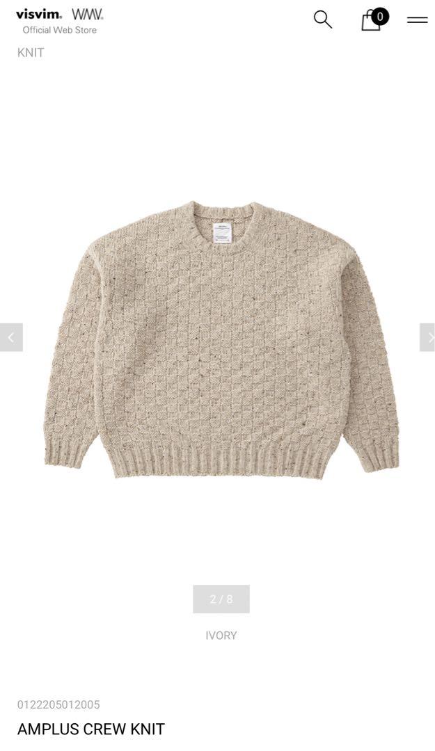 トップス visvim AMPLUS CREW KNIT IVORY 4