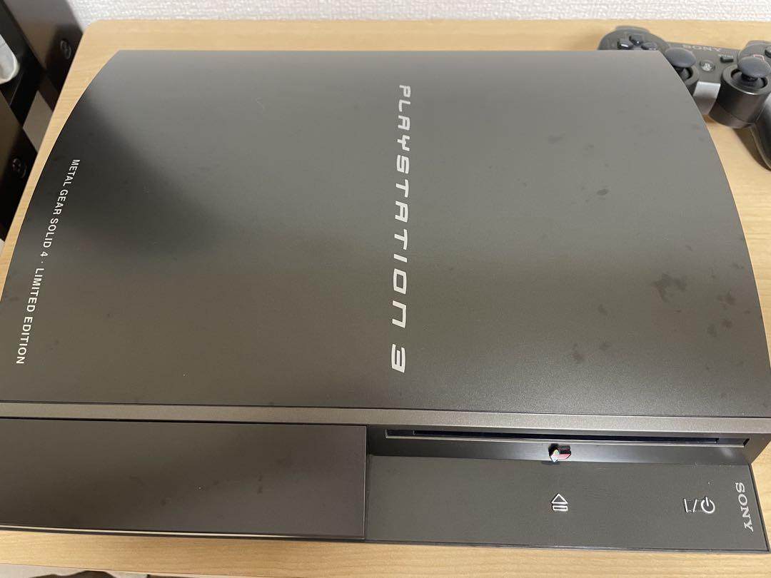 ジャンク品】PlayStation 3 メタルギアソリッド4 鋼 限定版本体