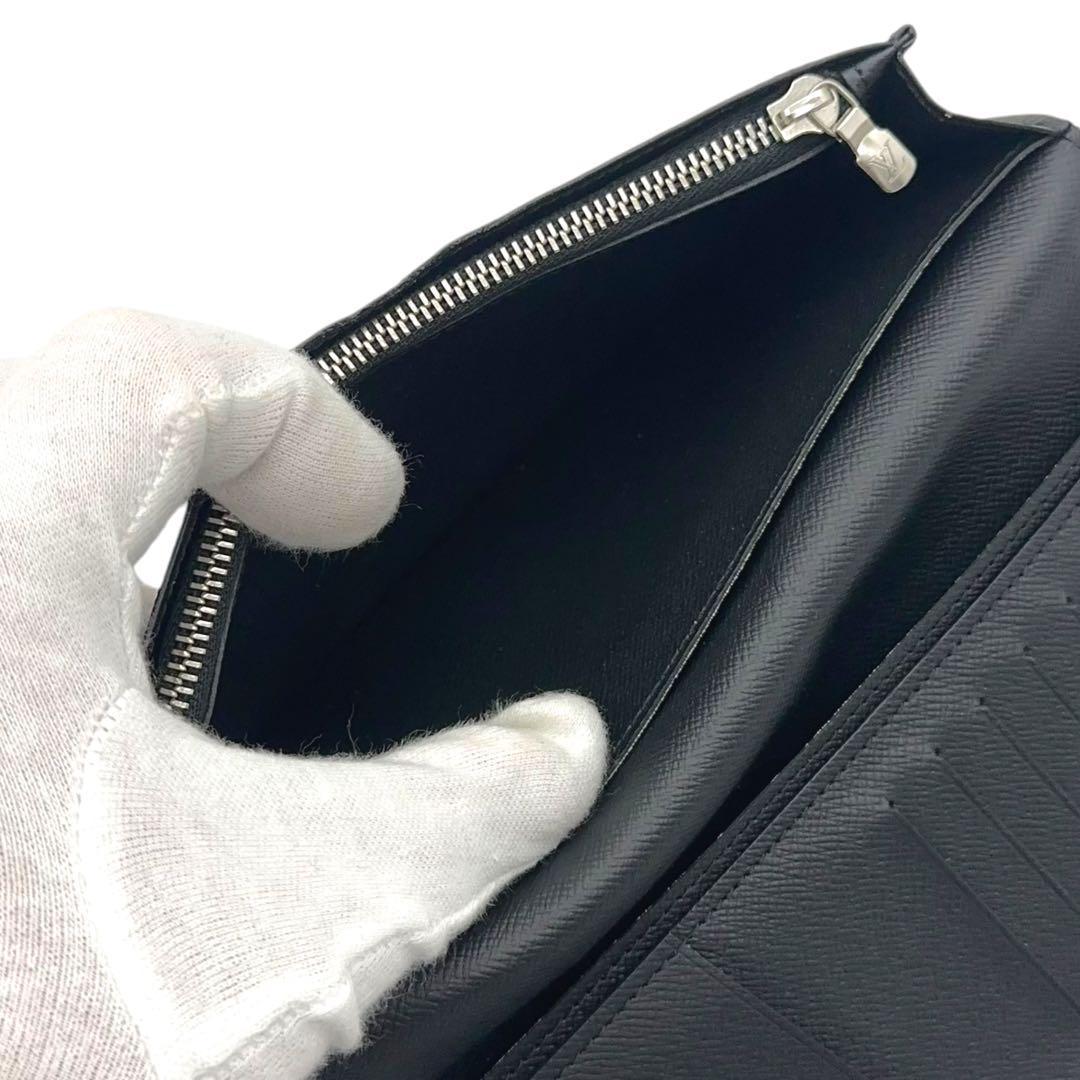 【極美品】現行モデル ルイヴィトン タイガ ポルトフォイユ ブラザ 長財布