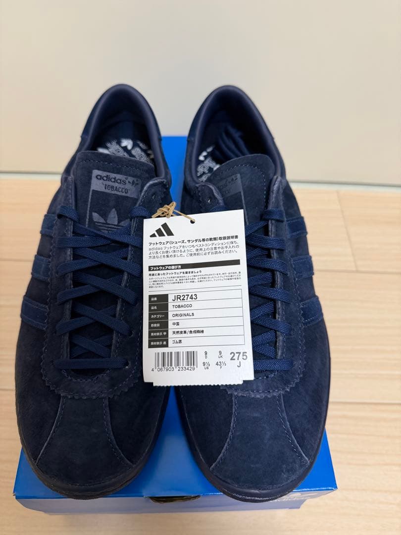 【新品】adidas JR2743 ネイビー スニーカー 275