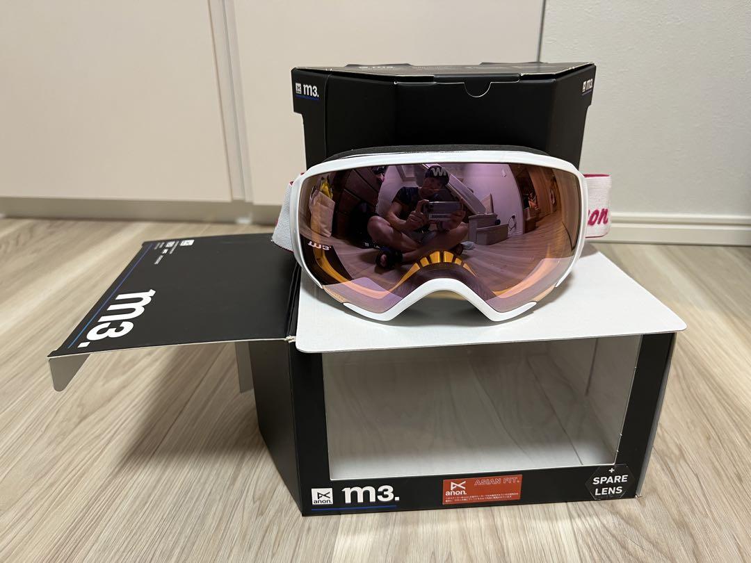 【極美品】anon. M3ゴーグル 専用ケース付き anon. ゴーグルケース付き