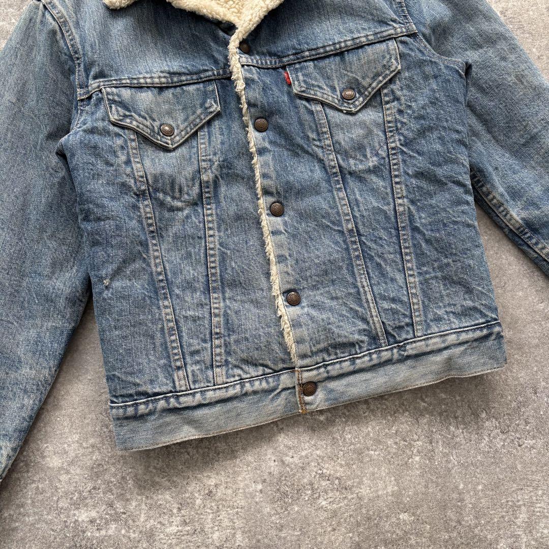 【Levi's】リーバイス デニムボアジャケット USA製 70s ボタン裏52
