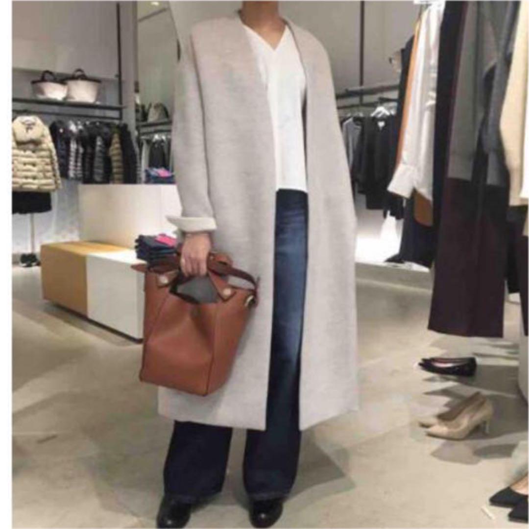 品質満点 ファインビバー enfold ノーカラー 完売品 2017aw グレー ...
