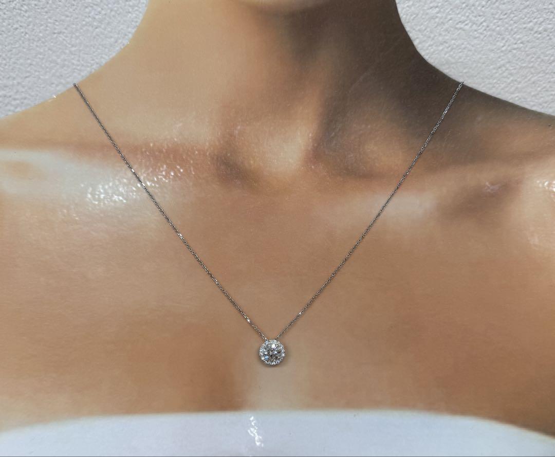 ★1.005ct★✨大粒ダイヤG,SI-2,VeryGoodネックレスペンダント