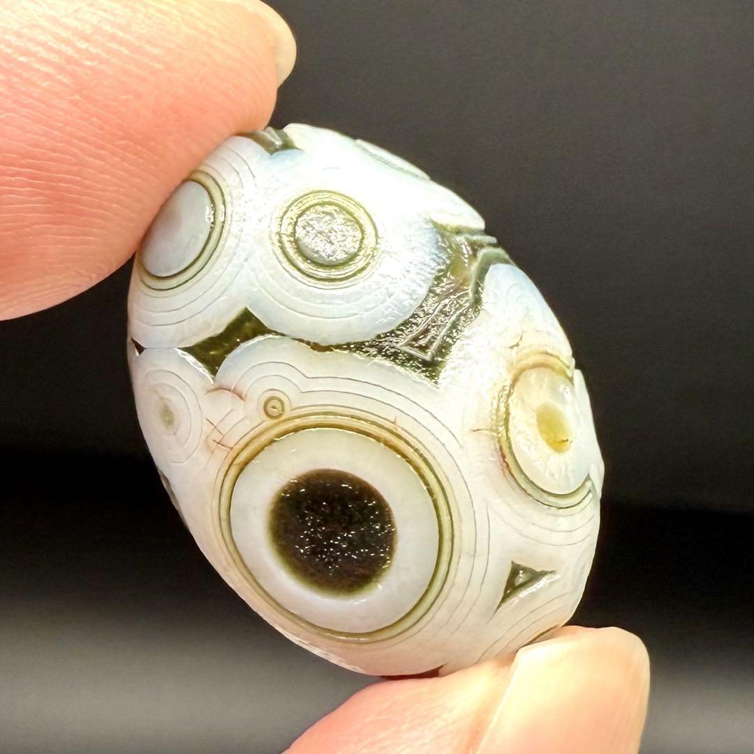 ゴビ瑪瑙 原石 1385 ゴビアゲート 天眼 鉱物 標本 天然石 12.0g