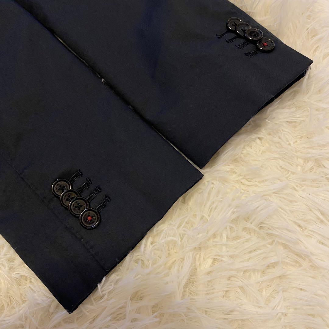 【極美品/XL】バーバリーブラックレーベル テーラードジャケット ダークネイビー