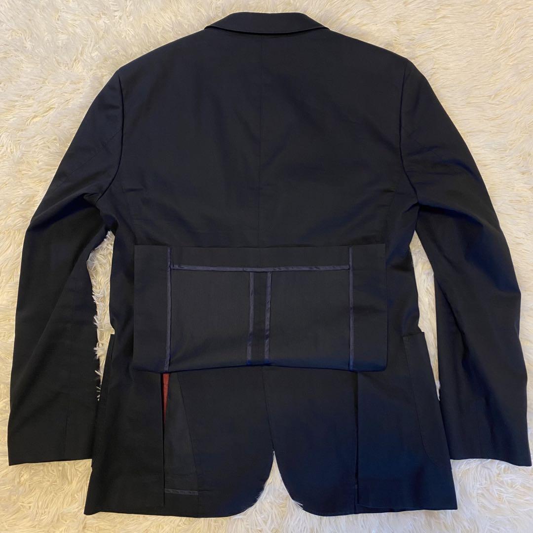 【極美品/XL】バーバリーブラックレーベル テーラードジャケット ダークネイビー