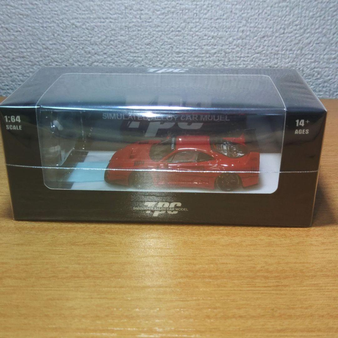 TPC 1/64 Ferrari F40 LBWK Red フィギュア付き