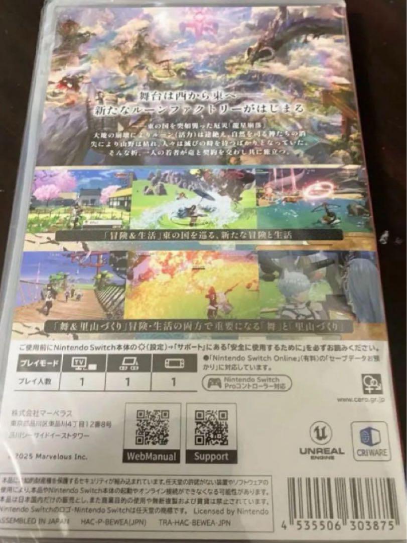 龍の国　ルーンファクトリー　switch スイッチ