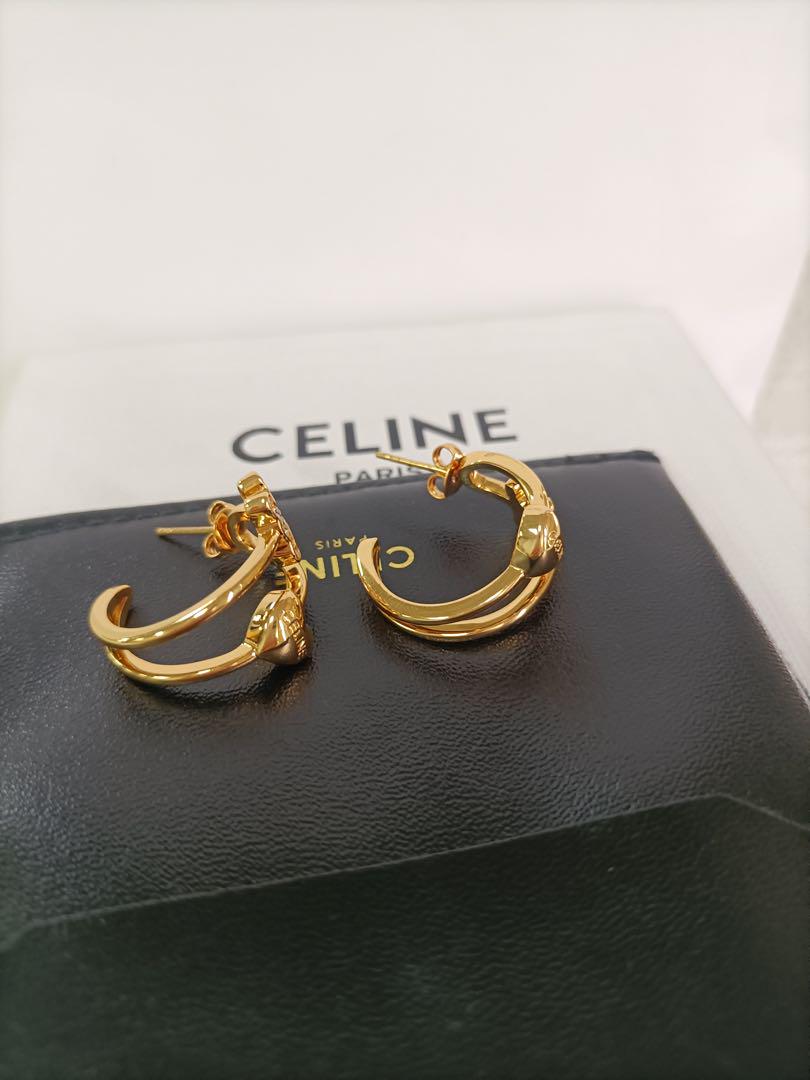 お薦め✨セリーヌ　ピアス/レディース　ゴールド　美品