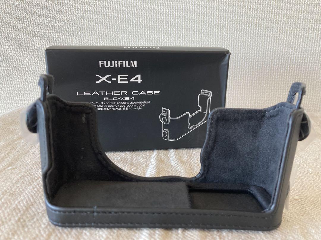 【未使用】富士フイルム レザーケース X-E4 ブラック