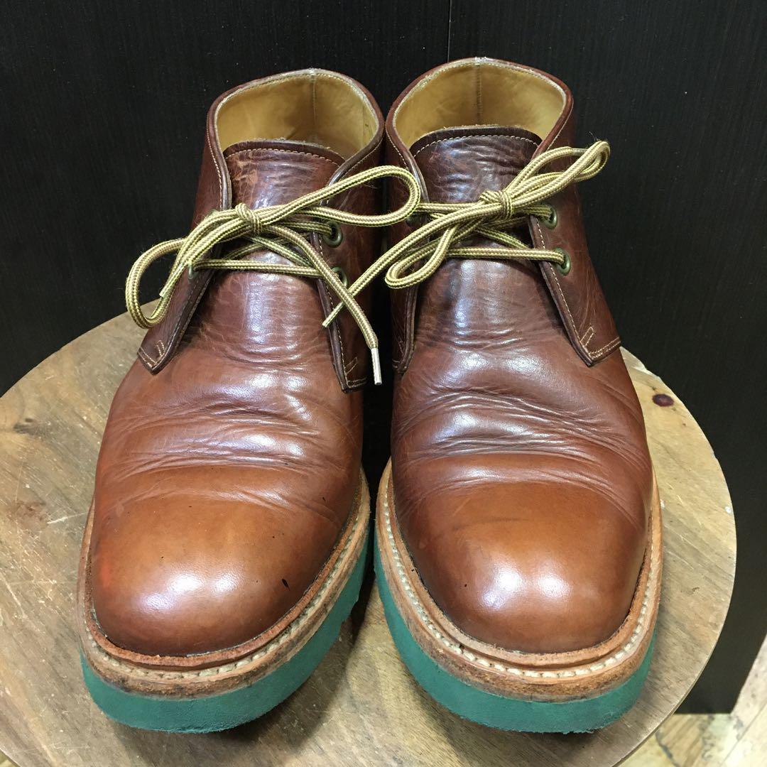 ローク チャッカー ショートブーツ 24.5cm