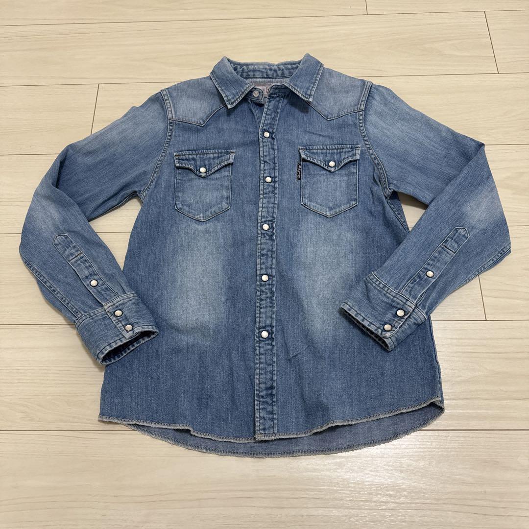 BLUE BLUE ブルーブルー デニム ウエスタンシャツ 刺繍 ブルーブルー BLUE BLUE デニムシャツ ウエスタンシャツ 長袖