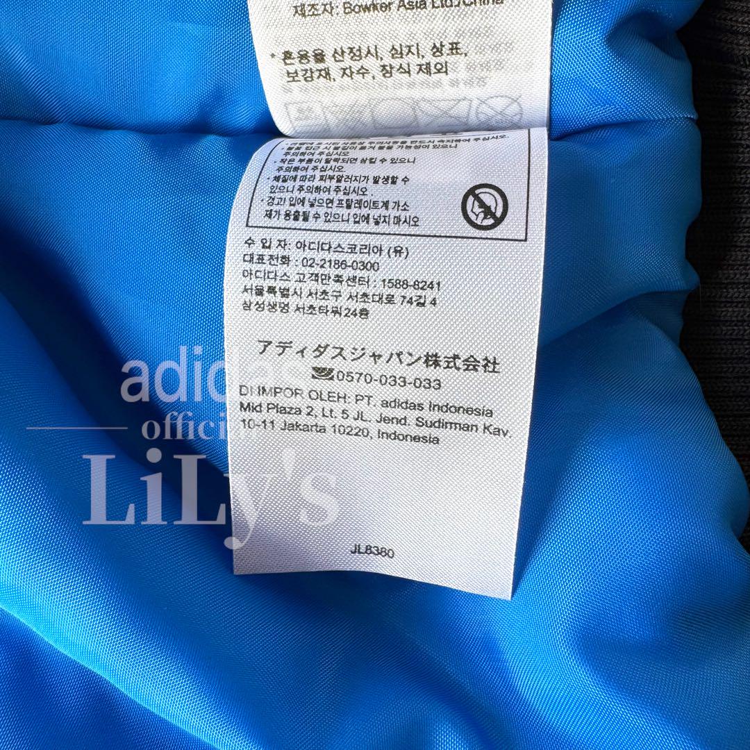 16新品adidasMA-1ジャケット　2XLサイズ　黒白　アディダス　パデッド
