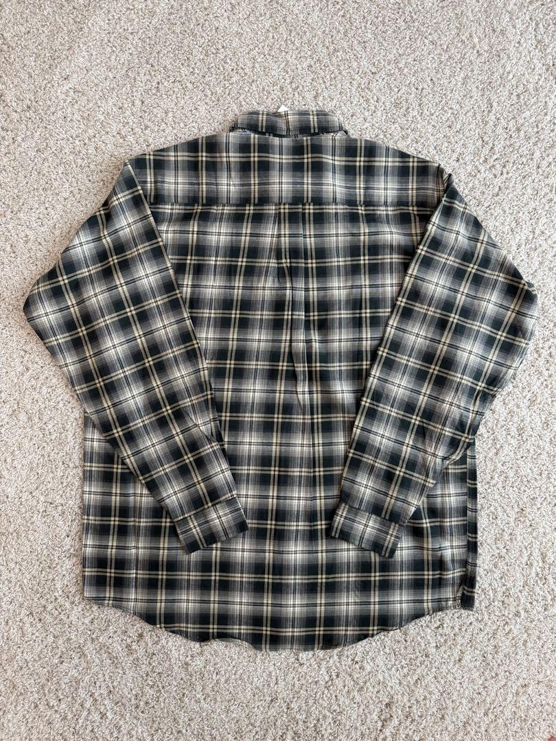 《未使用》96's PATAGONIA PLAID COTTON SHIRT