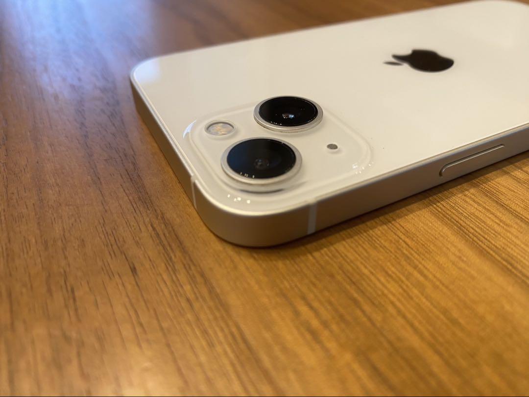 美品 simフリー Apple iPhone 13 ホワイト 128GB 83%