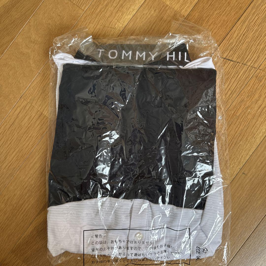 トミーヒルフィガー ロゴジャガード 半袖 ワンピース　Mサイズ