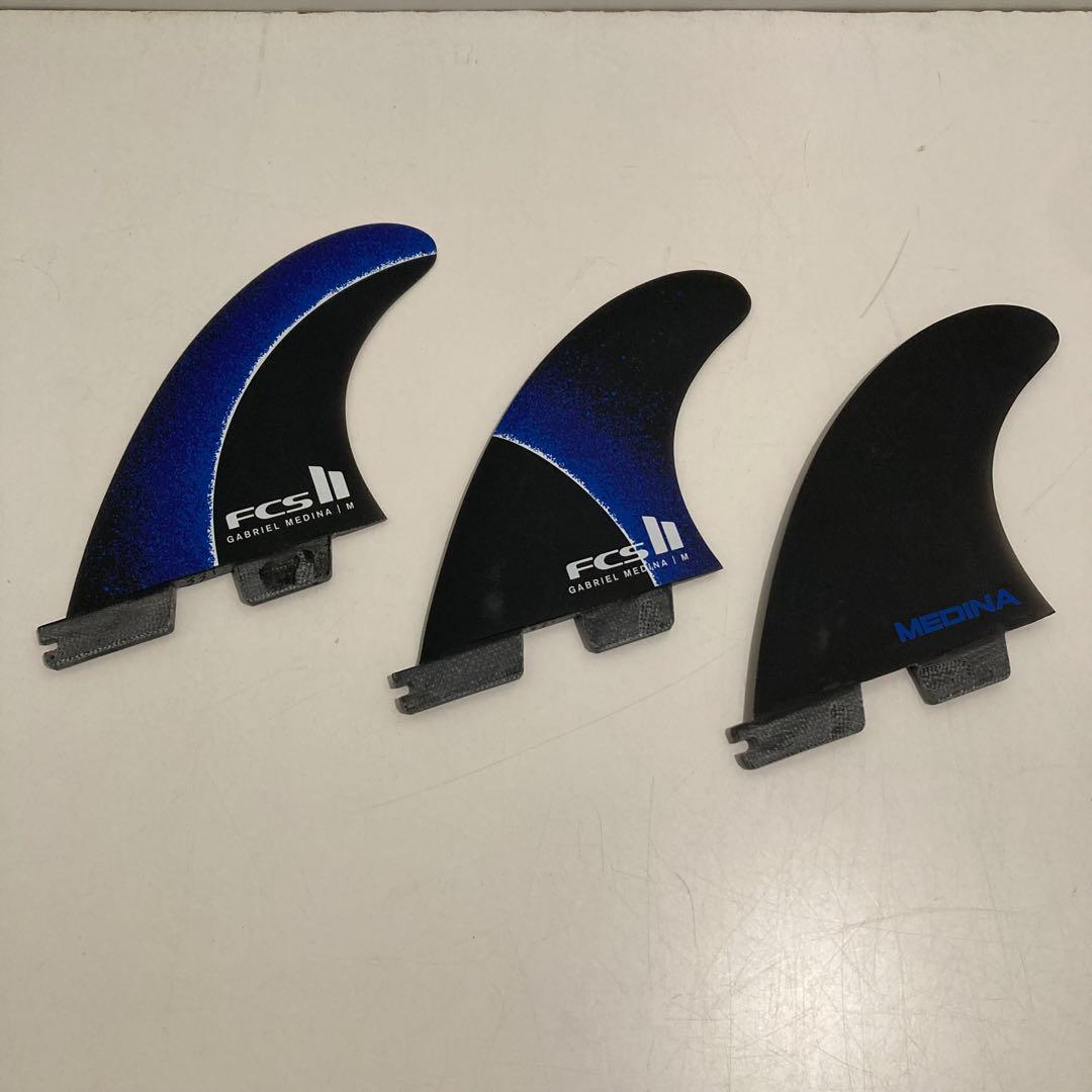 FCS II ガブリエルメディーナ　サーフボードフィン Lサイズ3枚セット FCS2 FIN エフシーエス2フィン トライフィン GM （GABRIEL