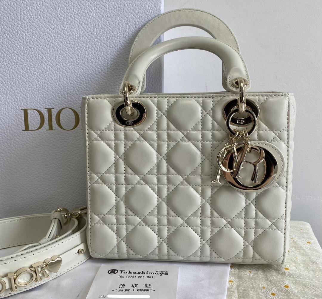 LADY DIOR MY ABCDIOR バッグ カナージュ ラムスキン