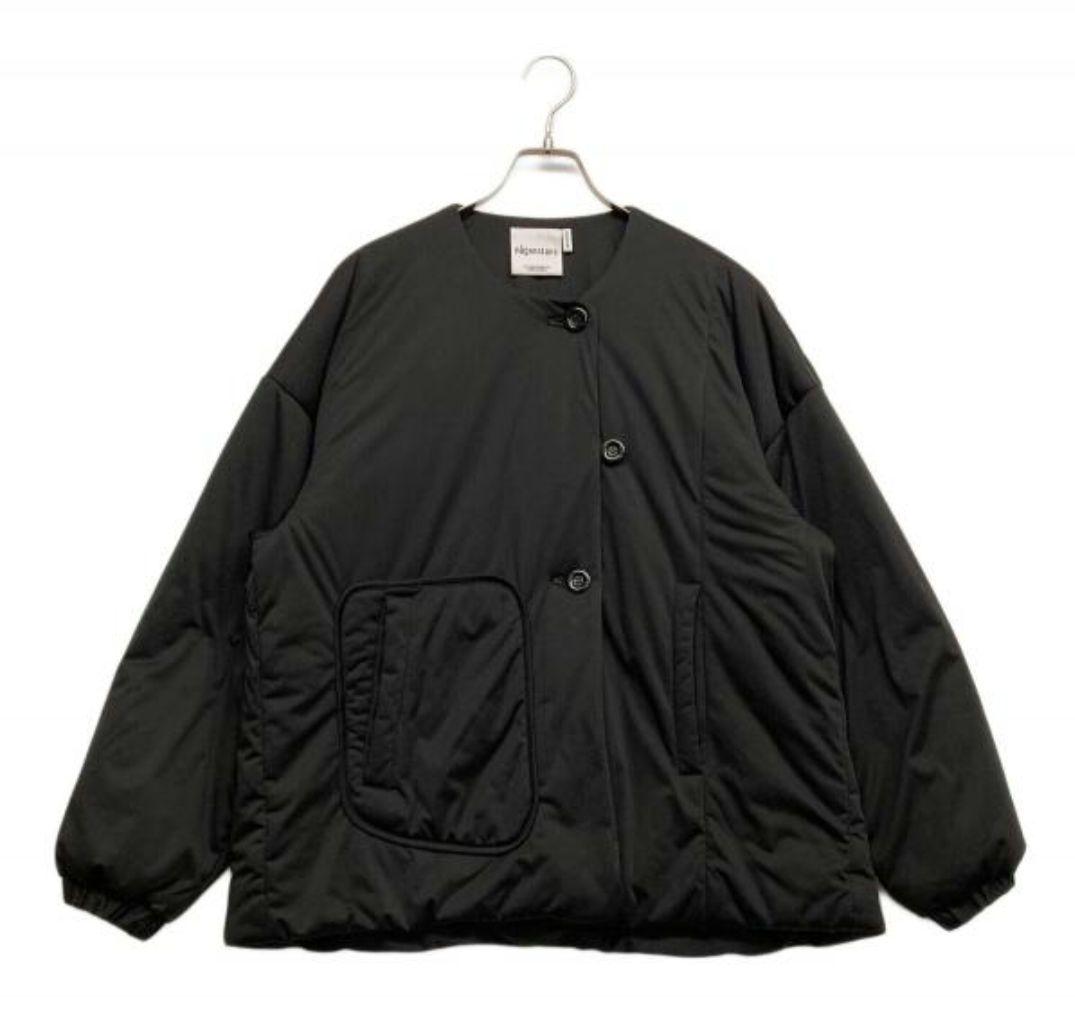 nagonstans 黒　中綿コート　ジャケット　エンフォルド　M ノーカラー