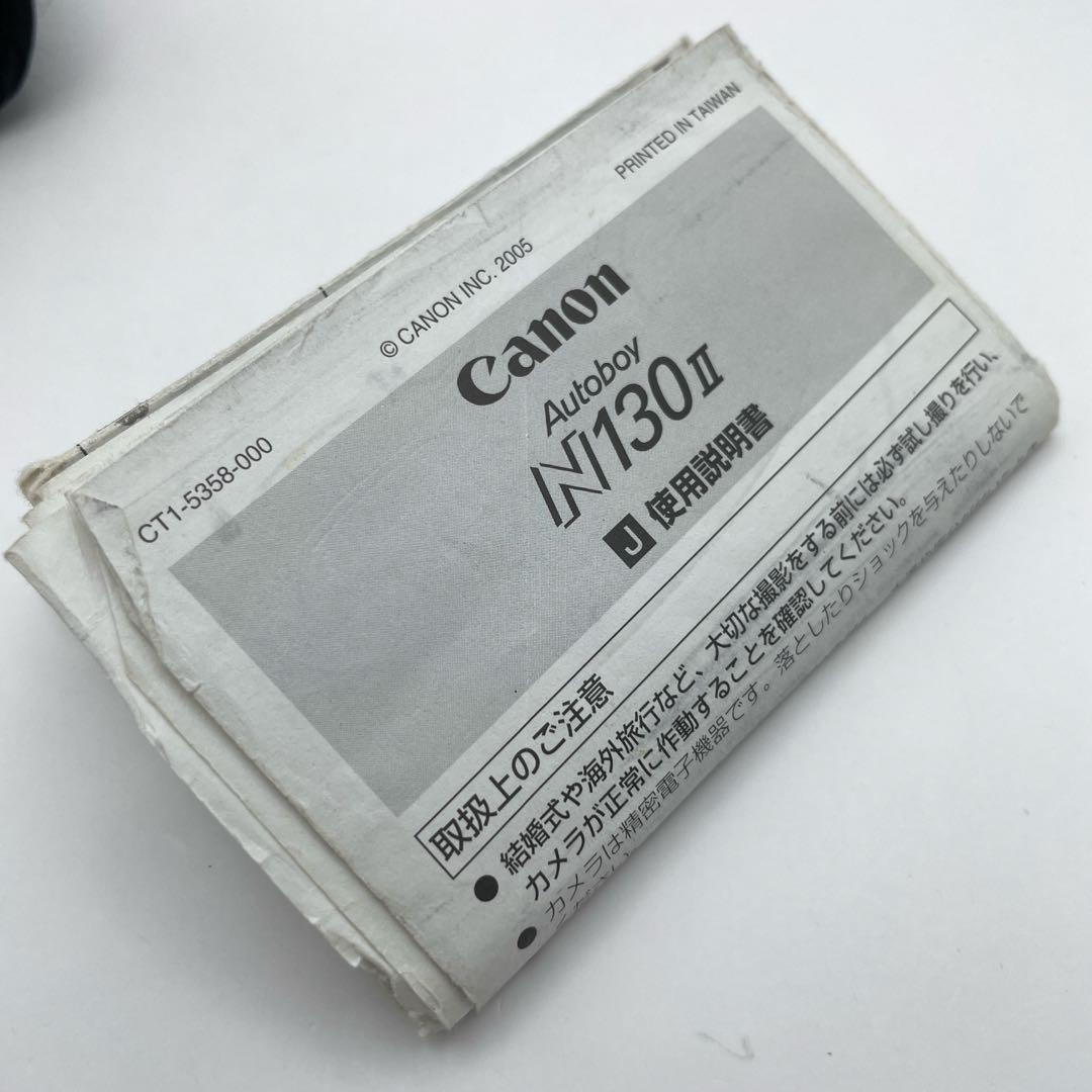 Canon Autoboy N130Ⅱ 本体・取扱説明書・ケース フィルムカメラ