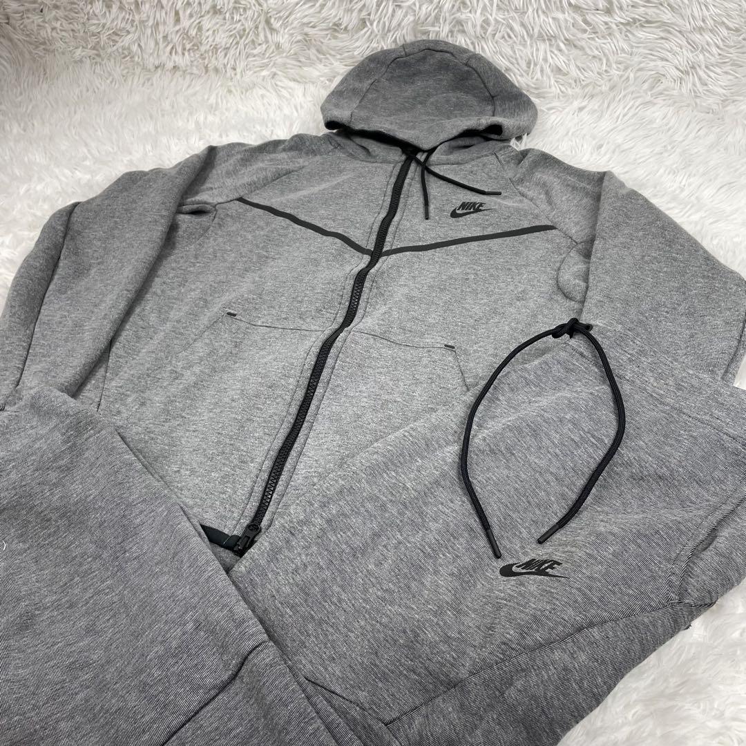 美品　NIKE テックフリース ジャージ　セットアップ　L グレー