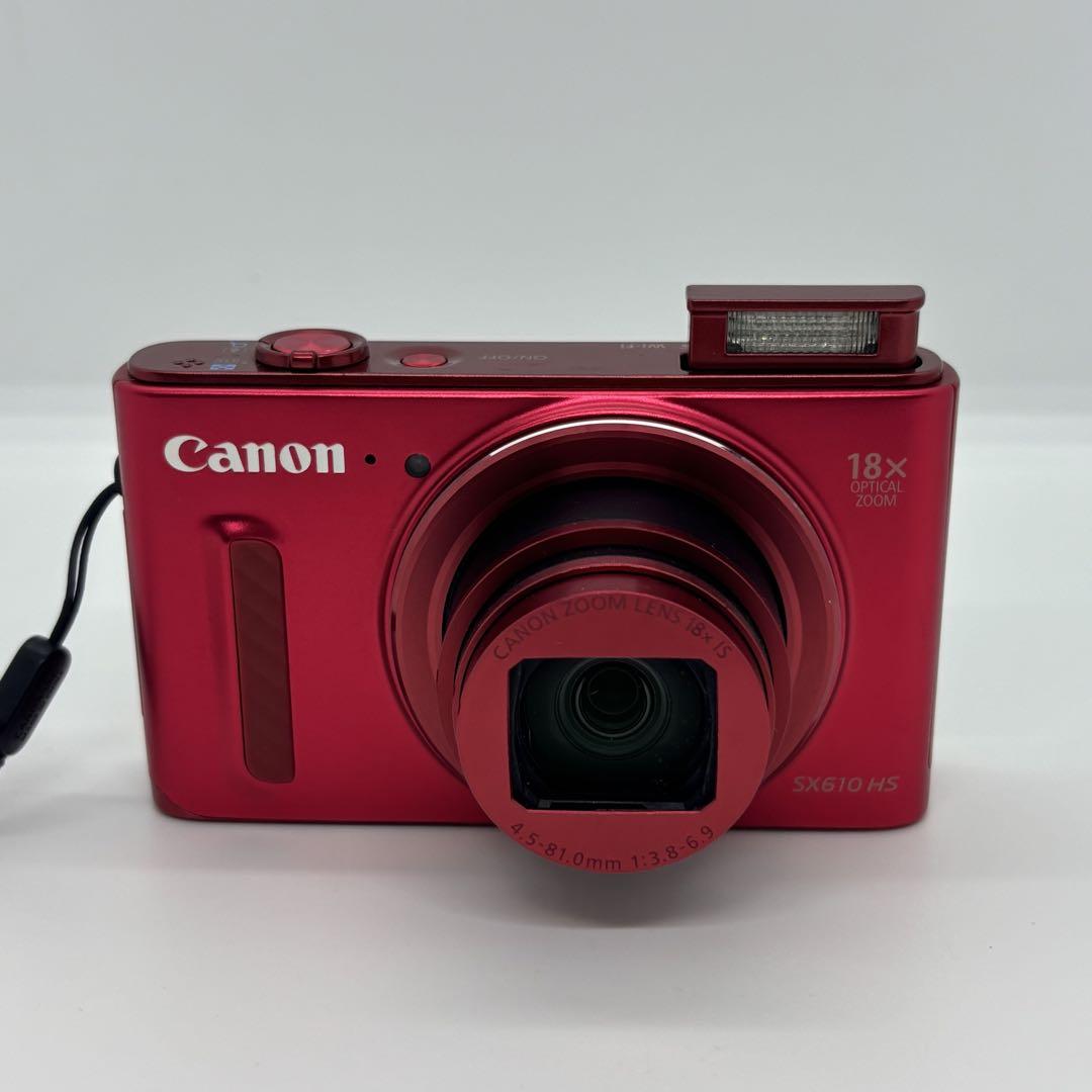Canon PowerShot SX610 HS レッド　コンパクトカメラ