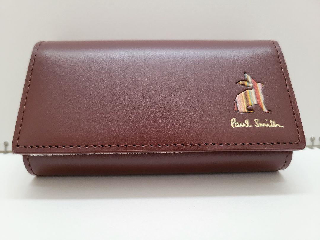 【外箱、紙袋あり】Paul Smith レザー キーケース小物