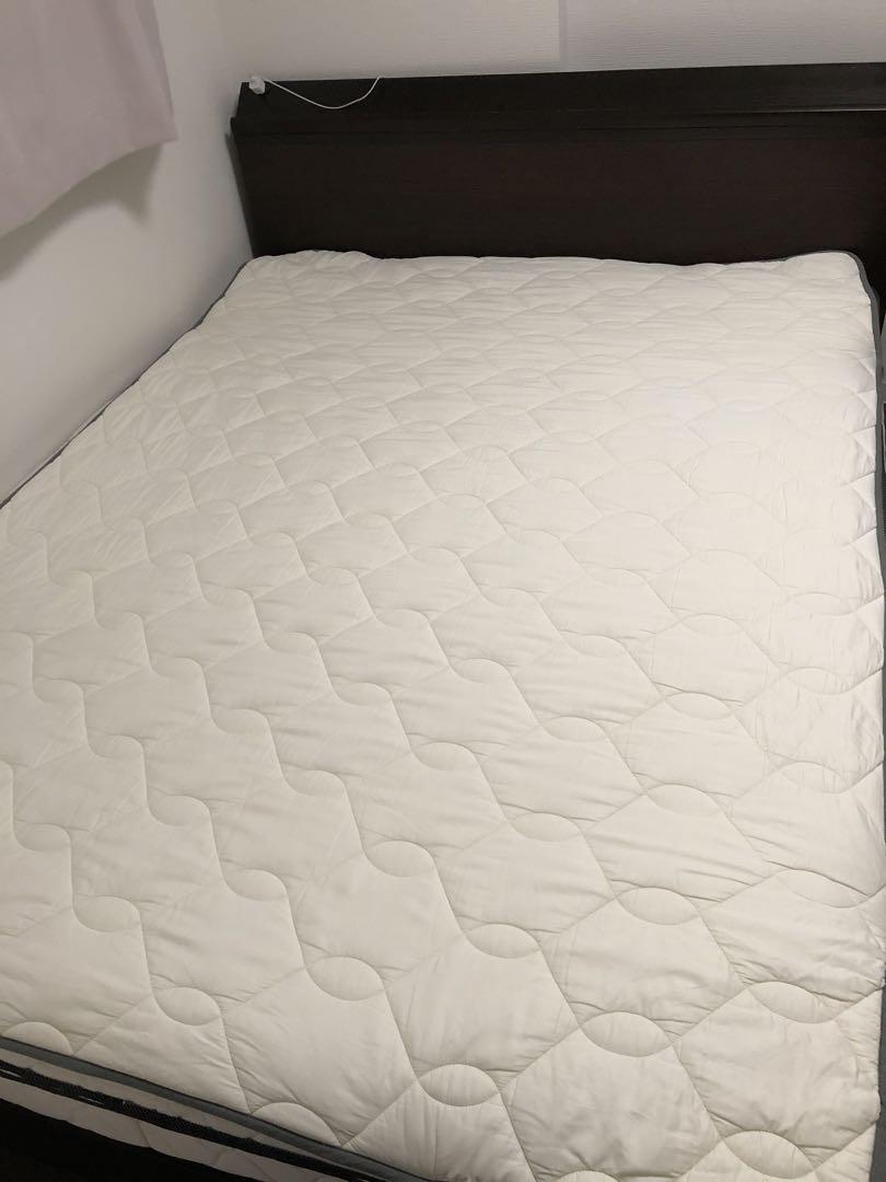 sealy クイーンサイズ　ベット　マットレス　引き出し付きベット
