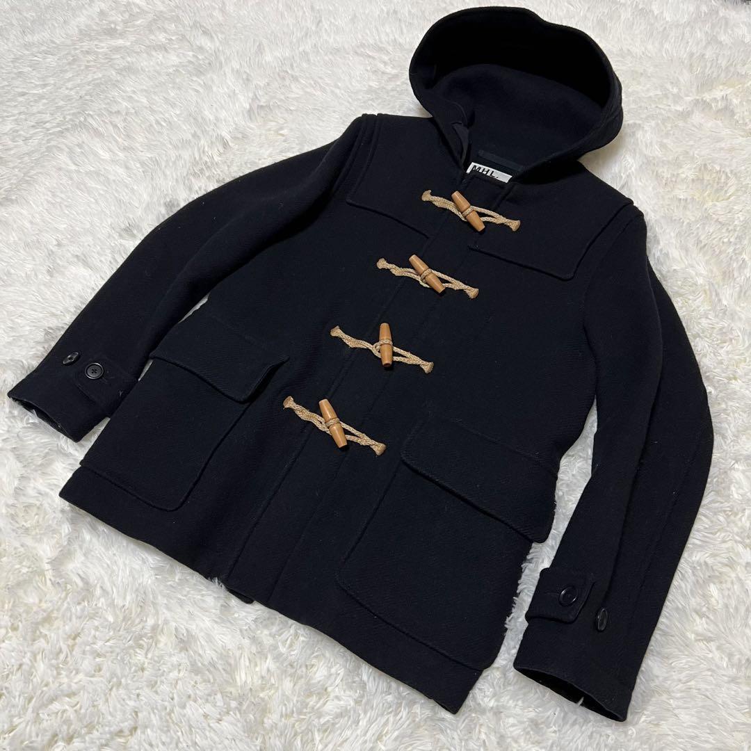 良品✨MHL, マーガレットハウエル ダッフルコート S ウール100% 紺