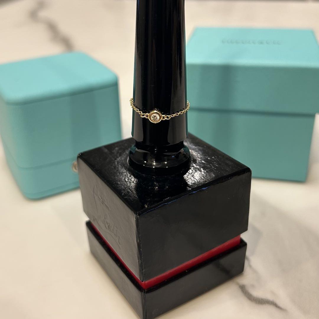 ⋆⸜正規品⸝⋆ Tiffany ダイヤモンド バイザヤードリング 18K 20号