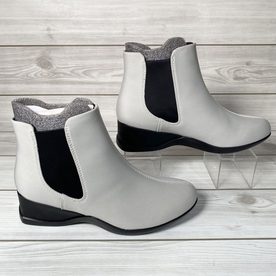 511【新品】fitfit フィットフィット サイドゴアブーツ 撥水 23.5
